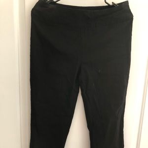 Black Buttonless Dress Pants